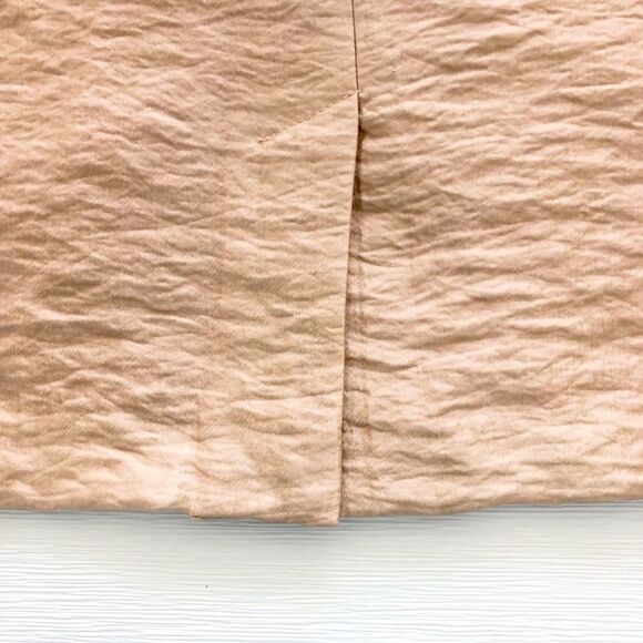 Ellen Tracy Shimmering Gold Draped Front Scoop Neck Tank Party Dress - Picture 13 of 17